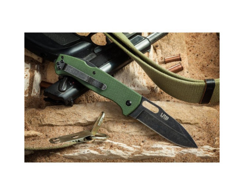 Кизляр Supreme  Ute 440C SW (Stonewash, Серая G10) складной нож