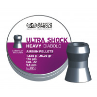 Пули JSB Ultra Shock Heavy Diabolo 5,5 мм, 1,645 грамма, 150 штук