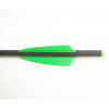 Стрела арбалетная карбоновая Centershot Toxic Carbon 16" Half Moon Nock